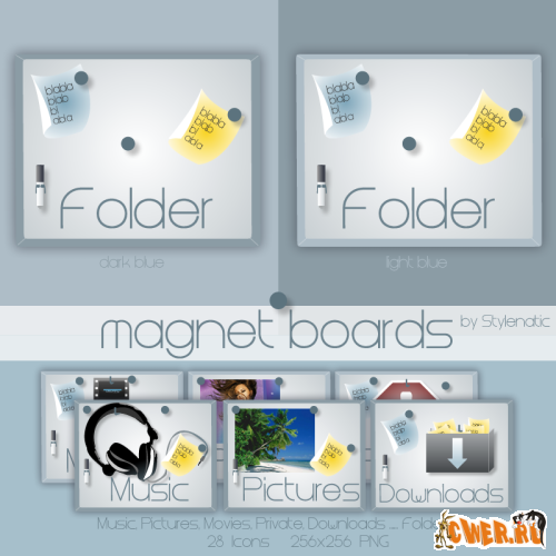 magnet board Icons