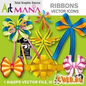 ArtMania Ribbons Vector Icons