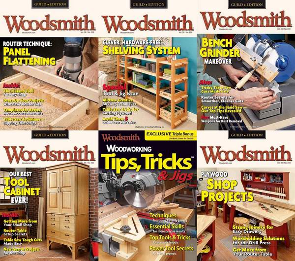 журнал Woodsmith №228-234 December 2016 2017 January 2018 Подшивка 2017 Архив 2017