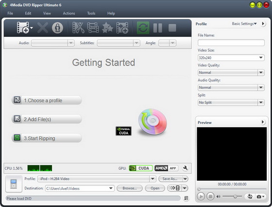 4Media DVD Ripper Ultimate 6.6.0.0623