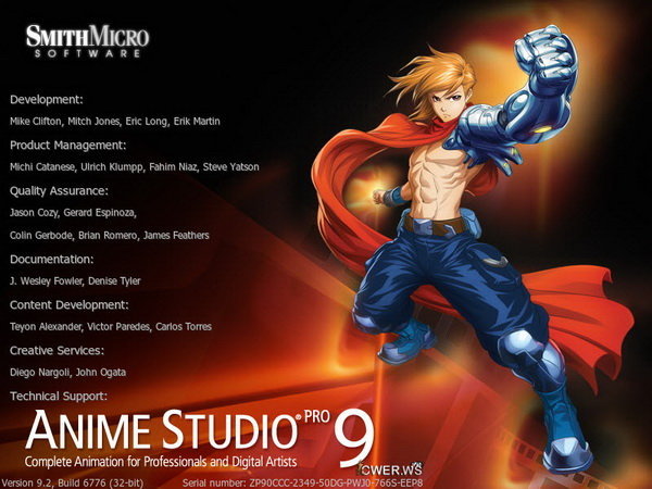 Anime Studio Pro 9.2 Build 6776