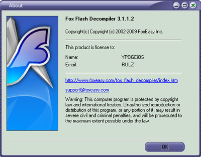 Fox Flash Decompiler 3.1.1.2