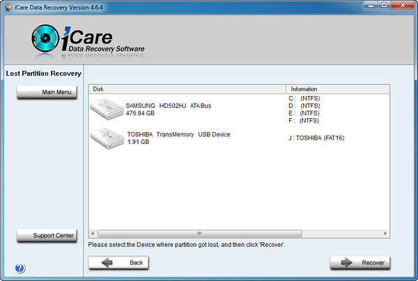 iCare Data Recovery Software