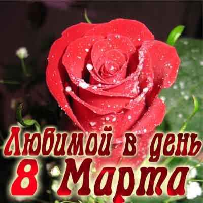 Любимой в день 8 марта