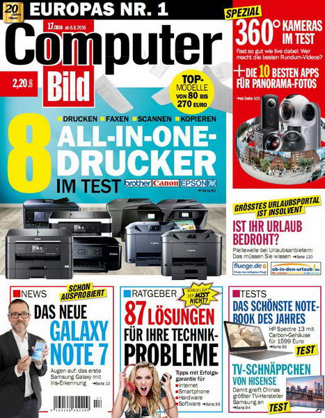 Computer Bild №17 (August 2016) Germany