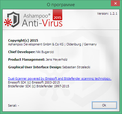 Ashampoo Anti-Virus 2015