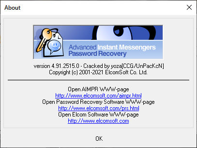 Elcomsoft Advanced Instant Messengers Password Recovery 4.91.2515