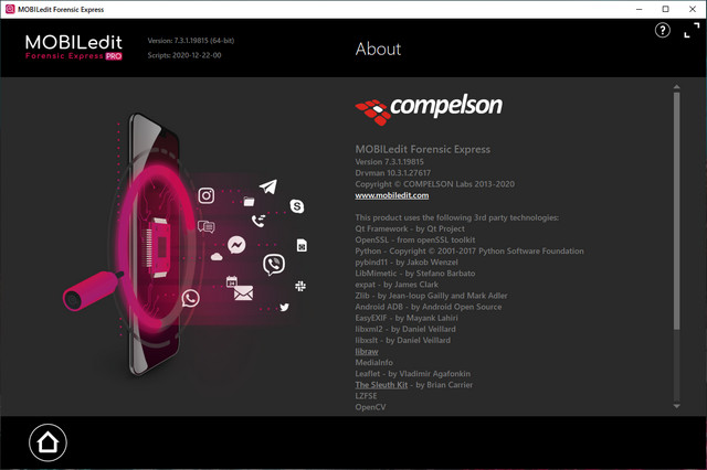 MOBILedit Forensic Express Pro 7.3.1.19815