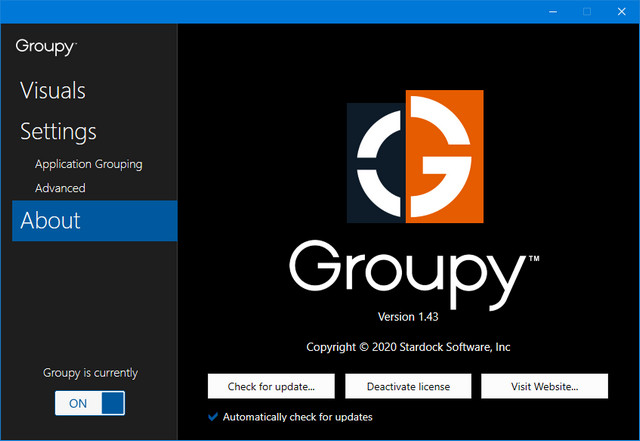 Stardock Groupy 1.43