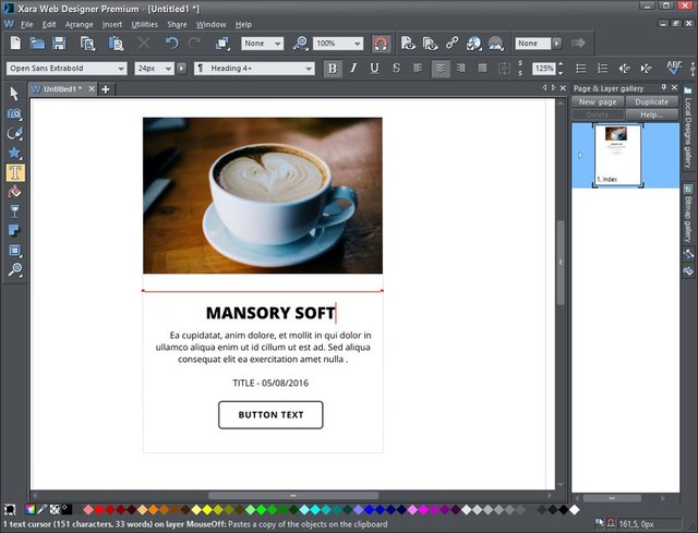 Xara Web Designer Premium 17.0.0.58775