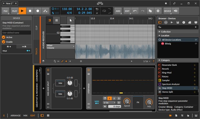 Bitwig Studio 3.0.2