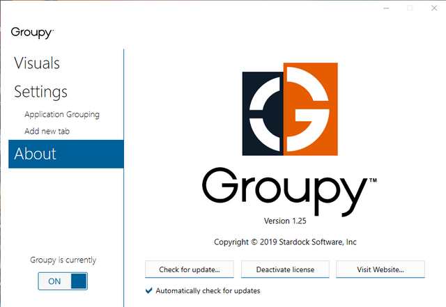 Stardock Groupy 1.25