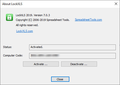 LockXLS 2019 7.0.3