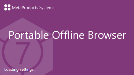 MetaProducts Portable Offline Browser