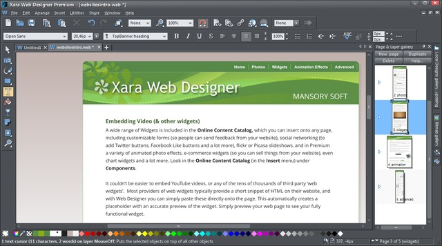 Xara Web Designer Premium 16.0.0.55162