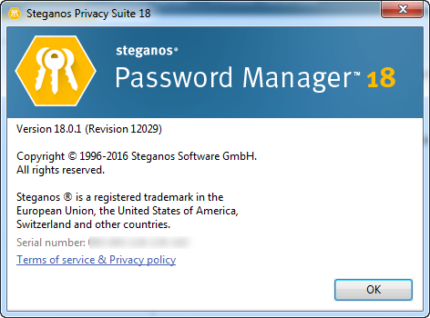 Steganos Privacy Suite 18.0.1 Revision 12029