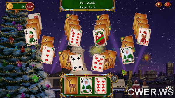 скриншот игры Santa's Christmas Solitaire 2