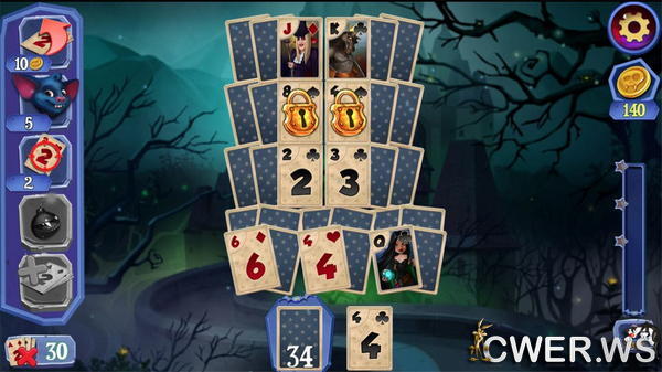 скриншот игры Dracula Solitaire