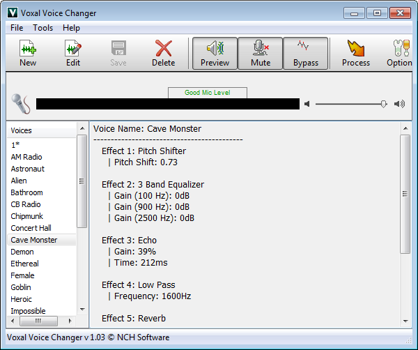 Voxal Voice Changer 