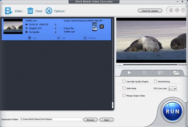 WinX Mobile Video Converter