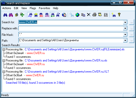 Search and Replace v6.6