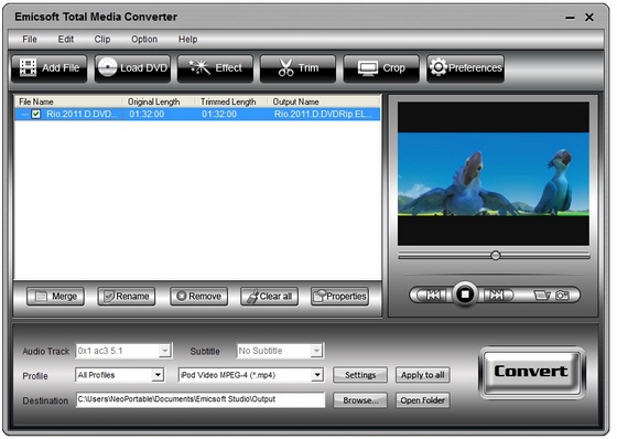 Emicsoft Total Media Converter