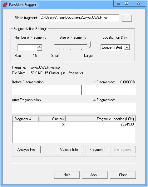 PassMark Fragger 1