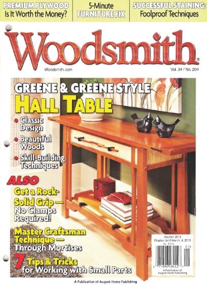 Woodsmith №204 (December-January 2013)