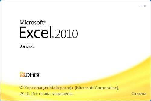 Microsoft Excel 2010