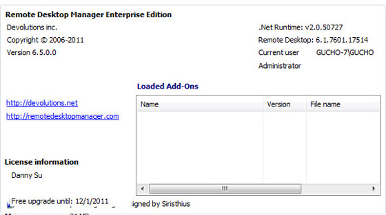 Remote Desktop Manager v6.5.0.0 Final Enterprise Edition